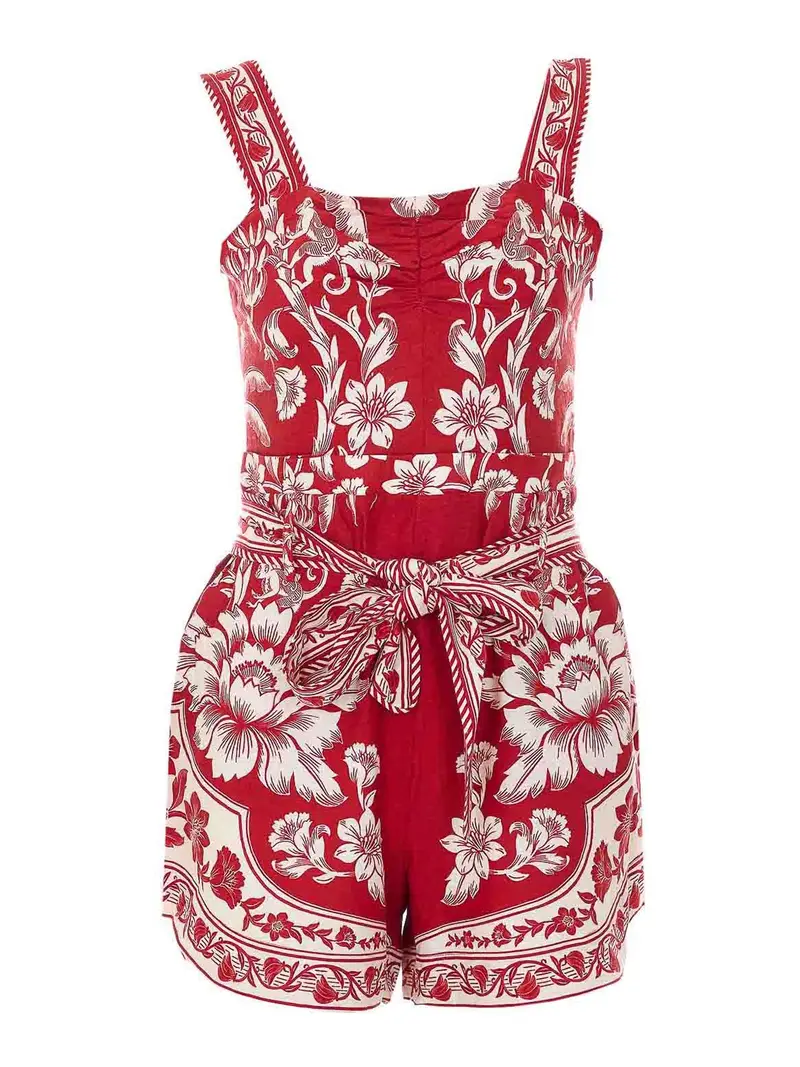 Vestito rosso guanacaste rosso