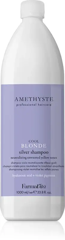 Amethyste Cool Blonde shampoo viola per capelli biondi e con mèches 1000 ml