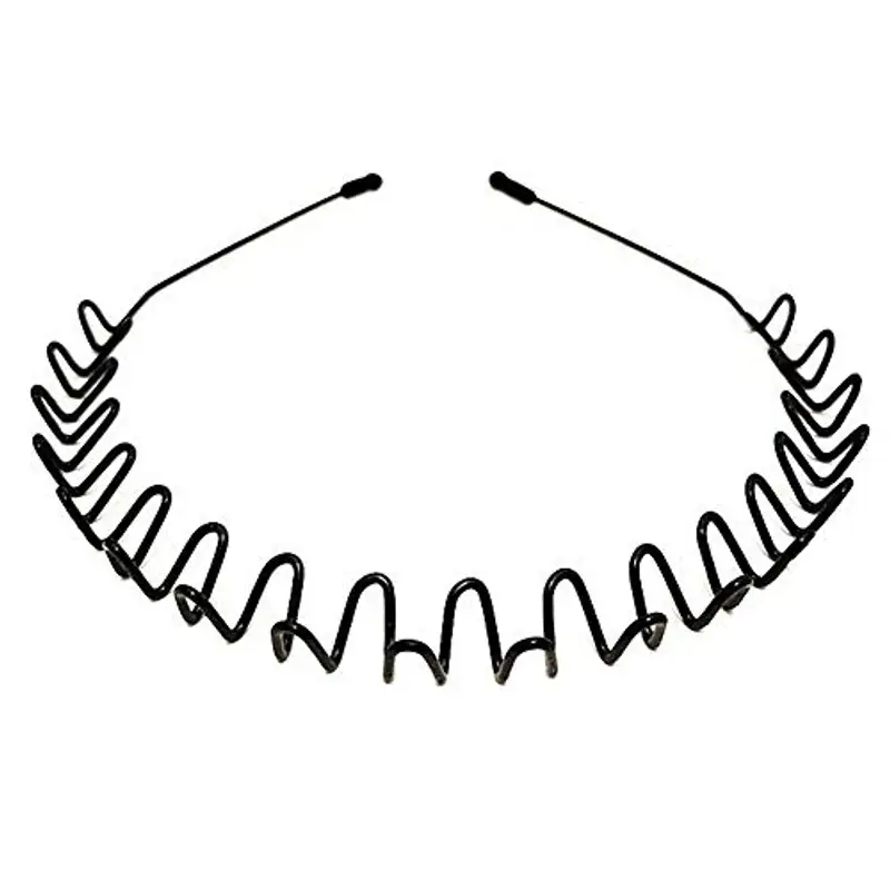 Lofuanna Fasce per capelli Uomo Nero 1200049 miniatura 2