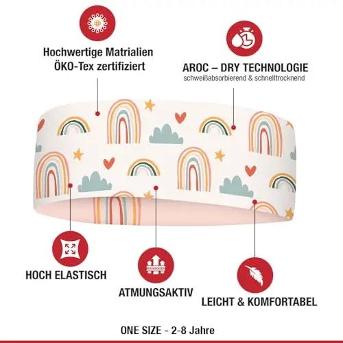 Fascia per bambini, sottile, ultra leggera ed elastica, per ragazzi e ragazze miniatura 2