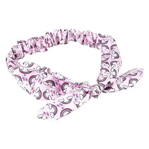 Fascia per capelli Disney, Minnie Mouse, fermacapelli con nodo, elastico, rosa