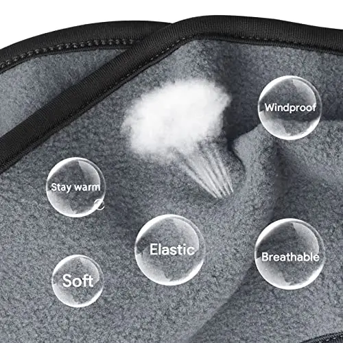Fascia per Gli Sport Invernali per Donna e Uomo, Telgoner Scaldini per le Orecchie Cerchietti Paraorecchie Fascia per miniatura 2