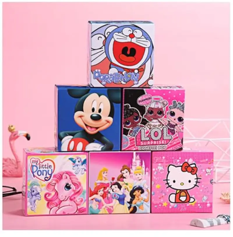 FASHION YO Orologio analogico al quarzo con cinturino in acciaio inox, motivo: gatti e ragazze, idea regalo per bambini, Lol, Cinturino miniatura 3