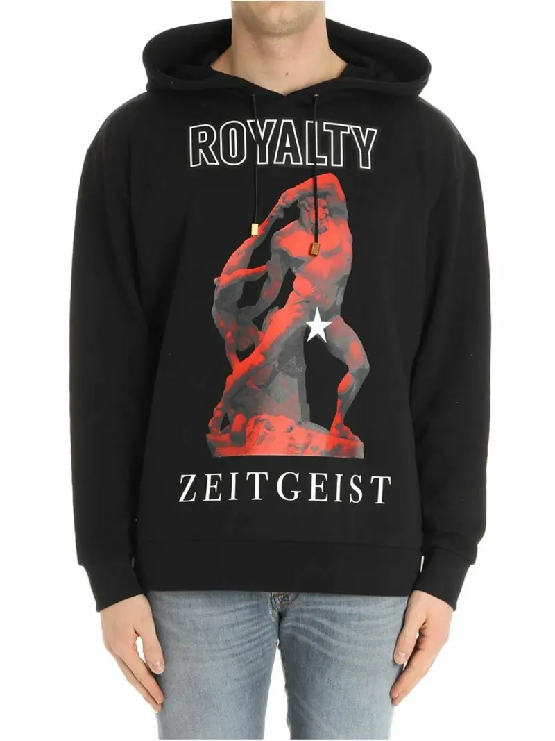 Felpa Royalty nera Nero