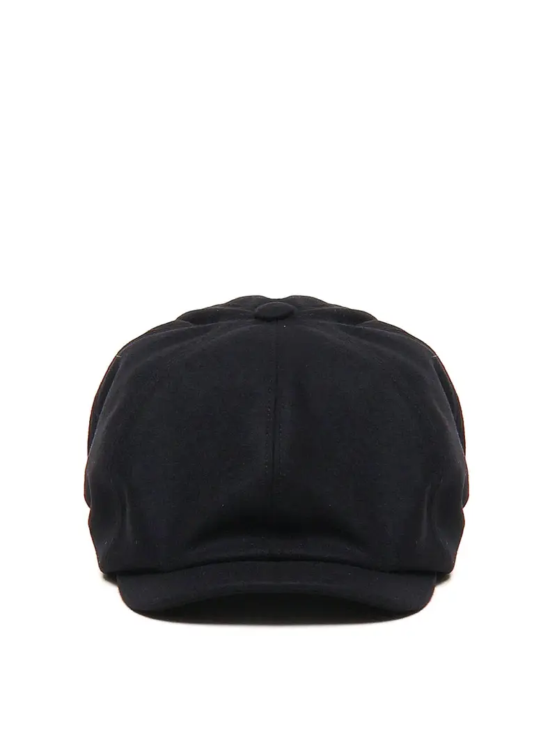 Basco in lana miscelata Nero