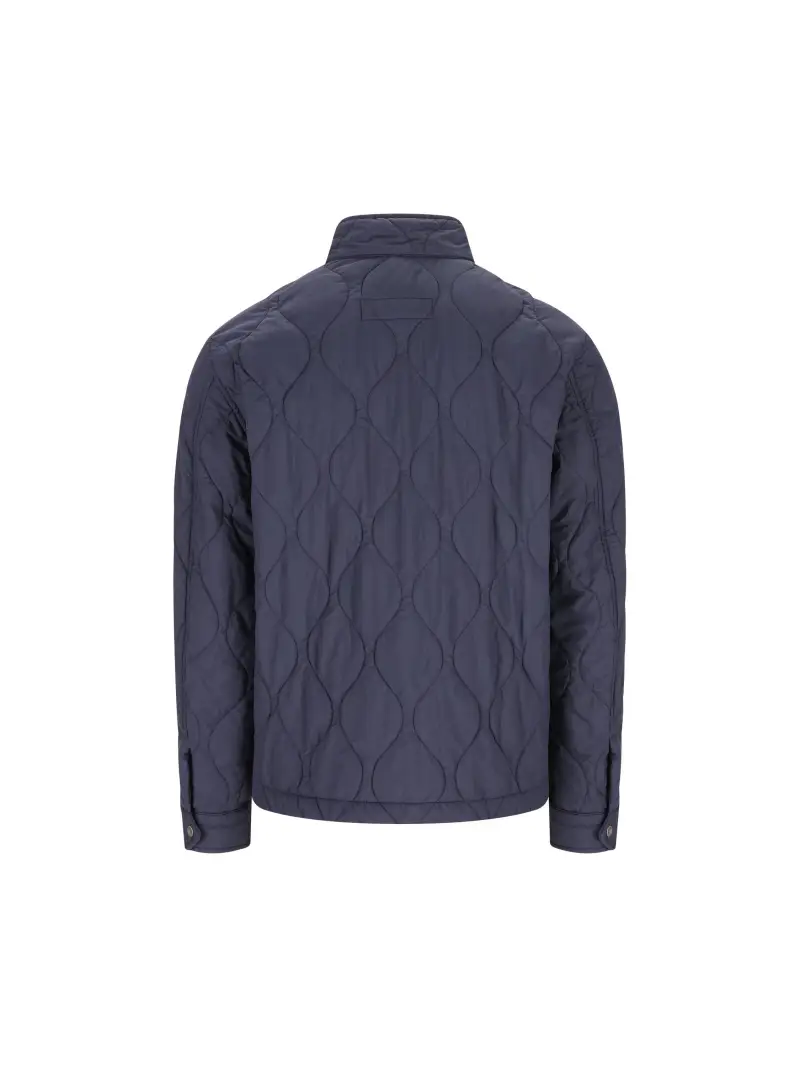 Bomber Imbottito In Popeline BLU miniatura 2