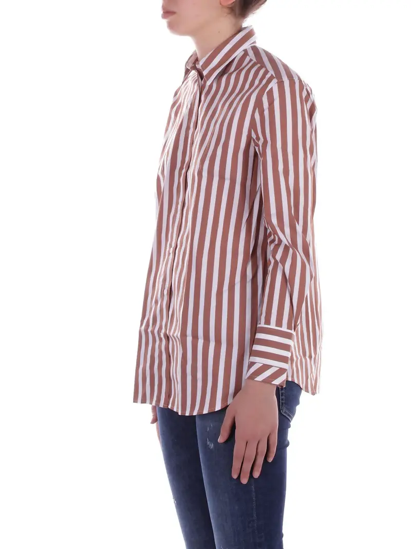 Camicia Donna FAY Cuoio Shirt m/double cuff miniatura 2