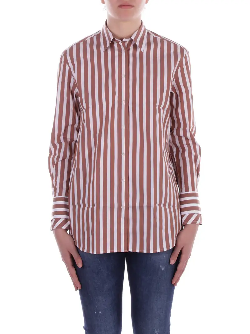 Camicia Donna FAY Cuoio Shirt m/double cuff