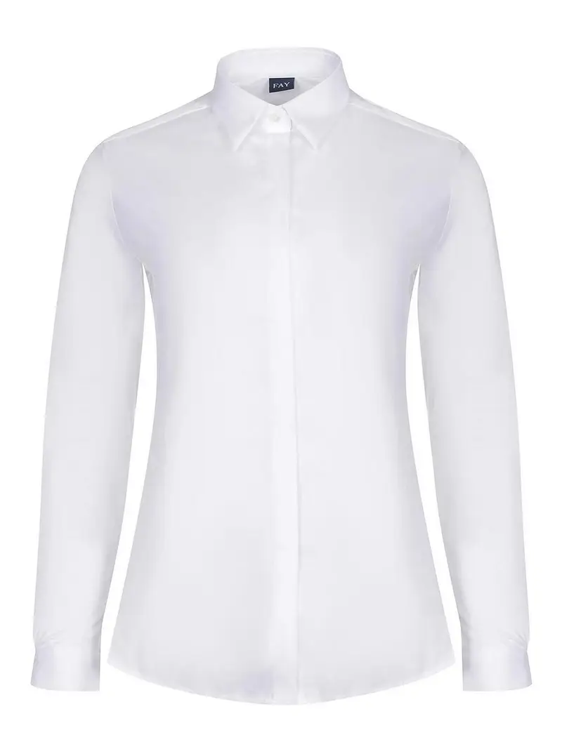 Camicia In Cotone Bianco