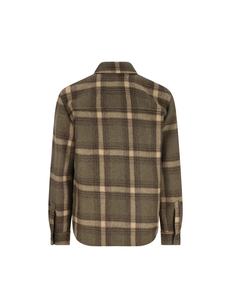 Camicia In Lana VERDE miniatura 2