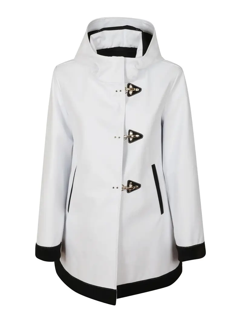Cappotto con cappuccio Bianco