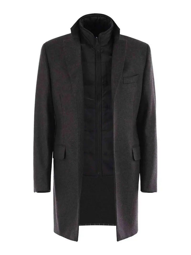 Cappotto Doppiopetto Grigio