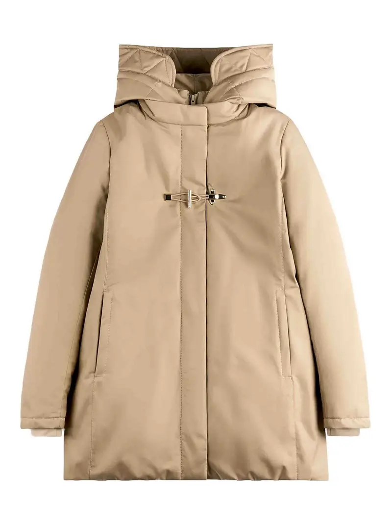 Cappotto tecnico Toggle+Db Front Coat Cammello