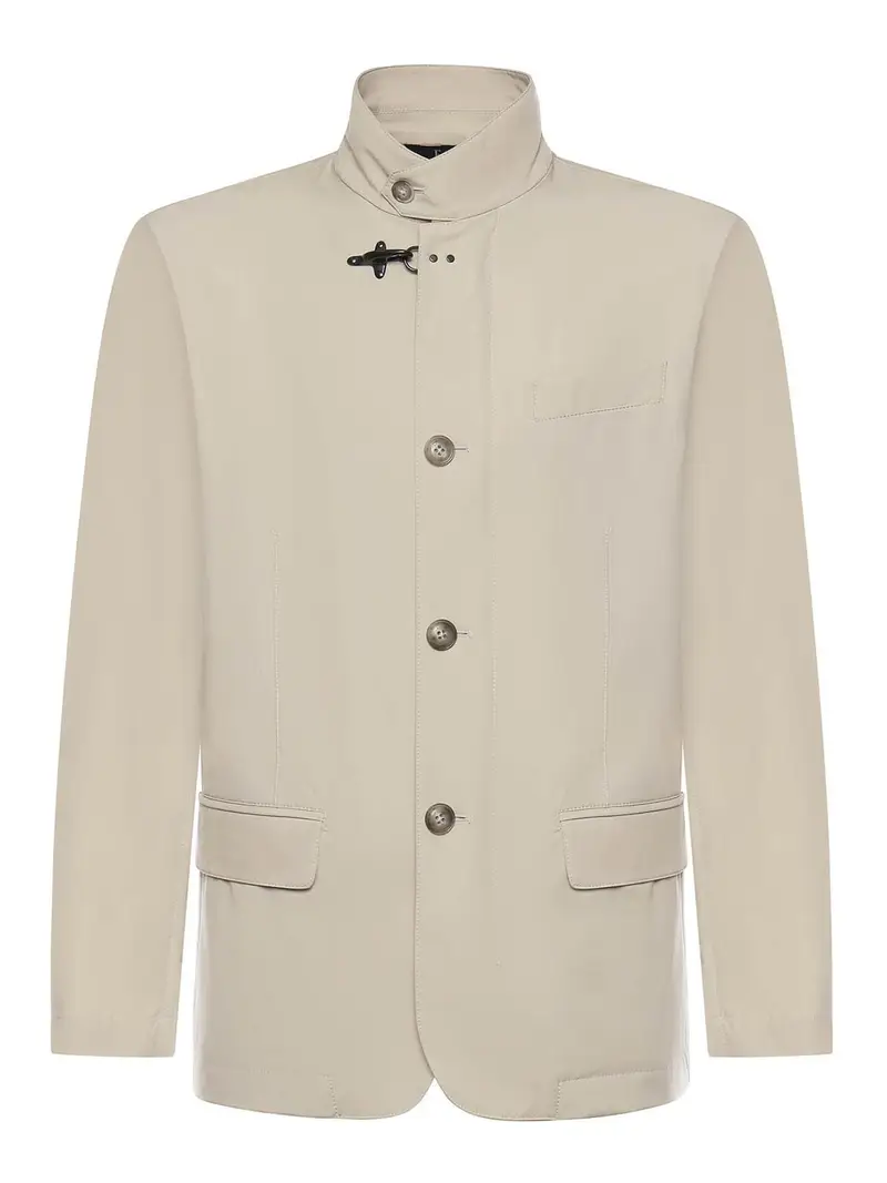 Giacca da viaggio in nylon Beige