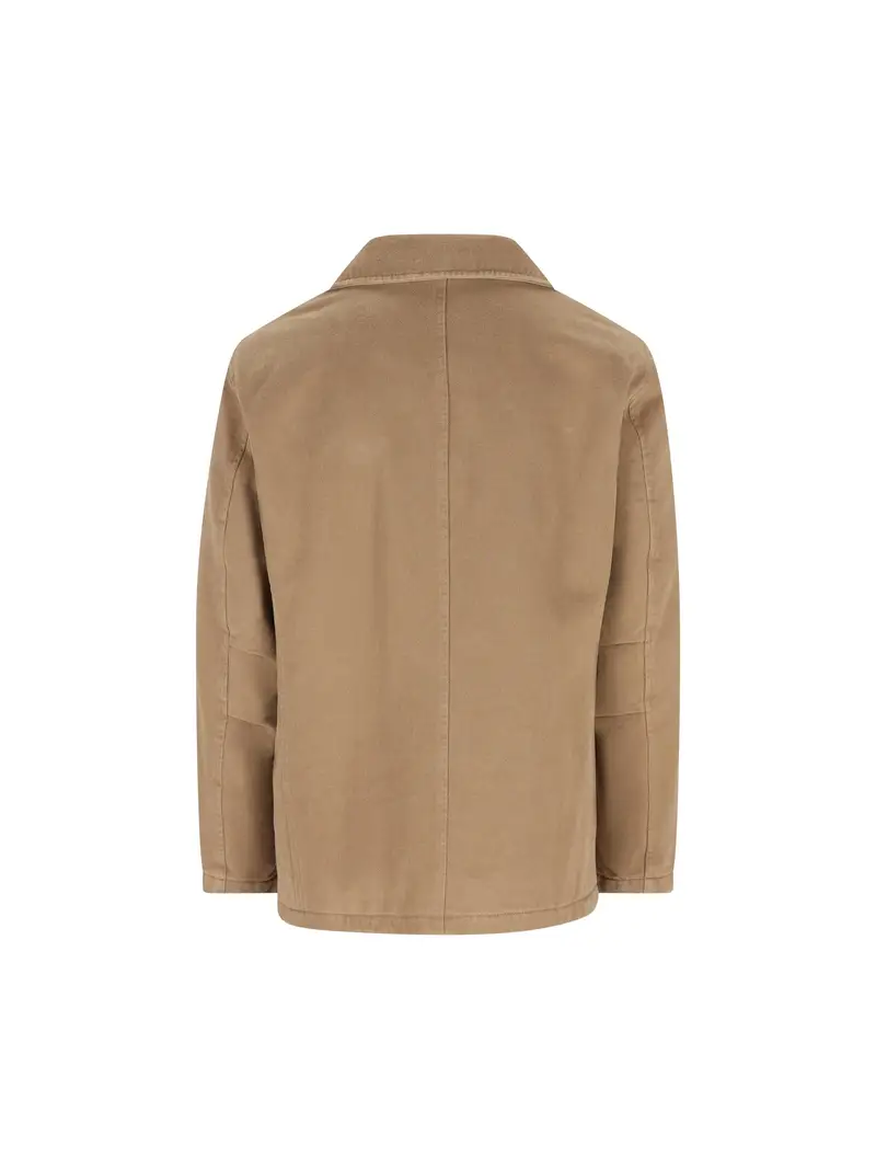Giacca In Cotone BEIGE miniatura 2