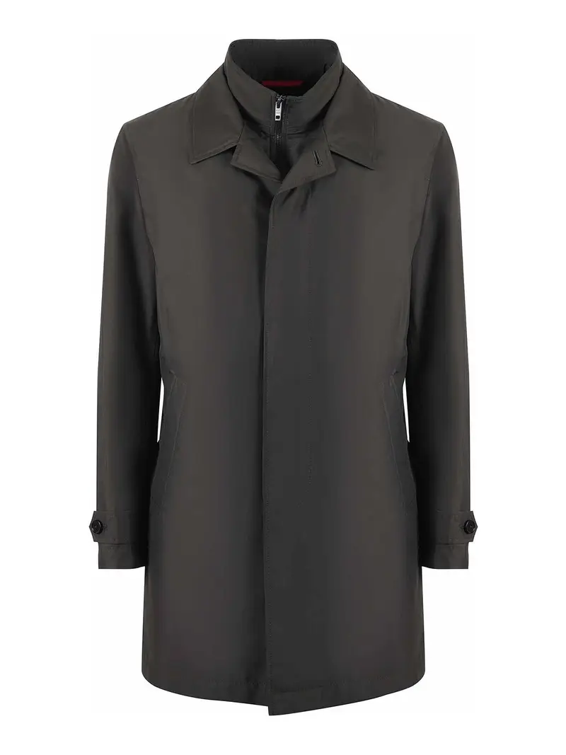 Giacca in nylon doppia Grigio