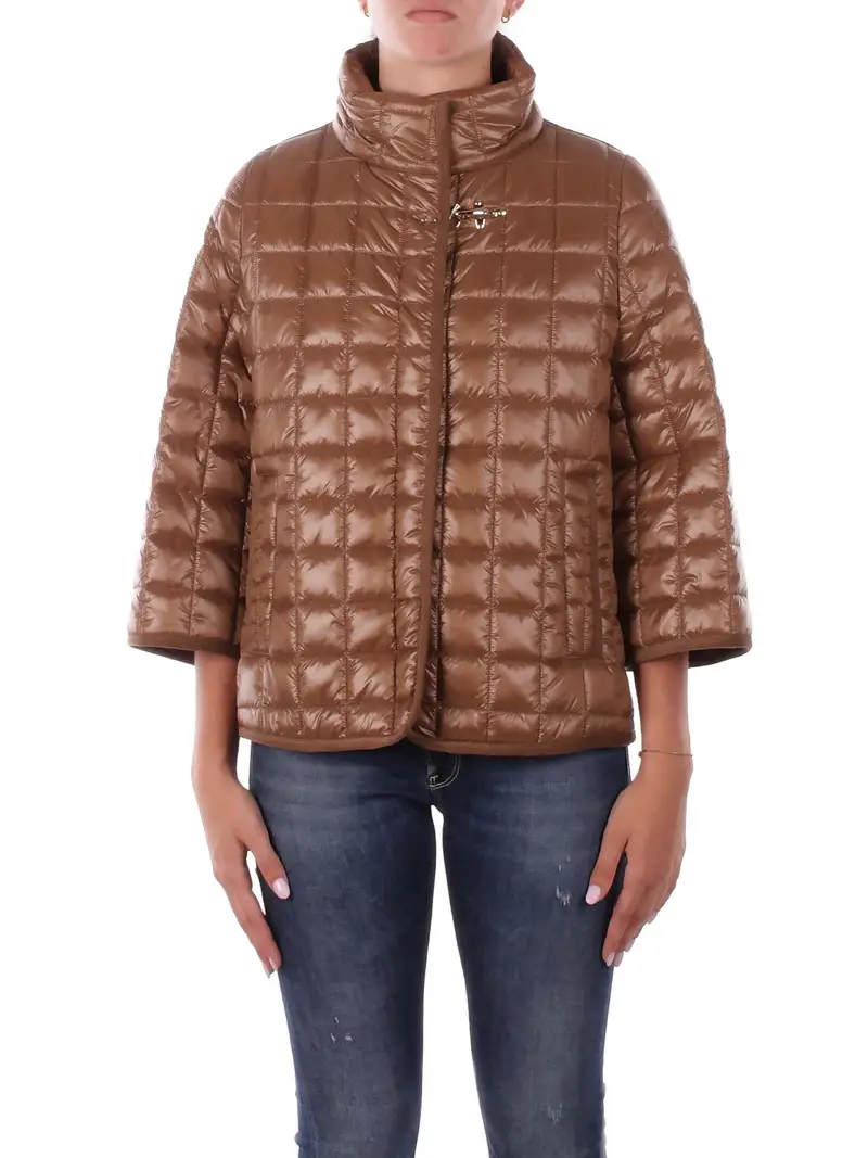 Giubbotto Donna FAY Cammello Cappa trapunta sdw gancio