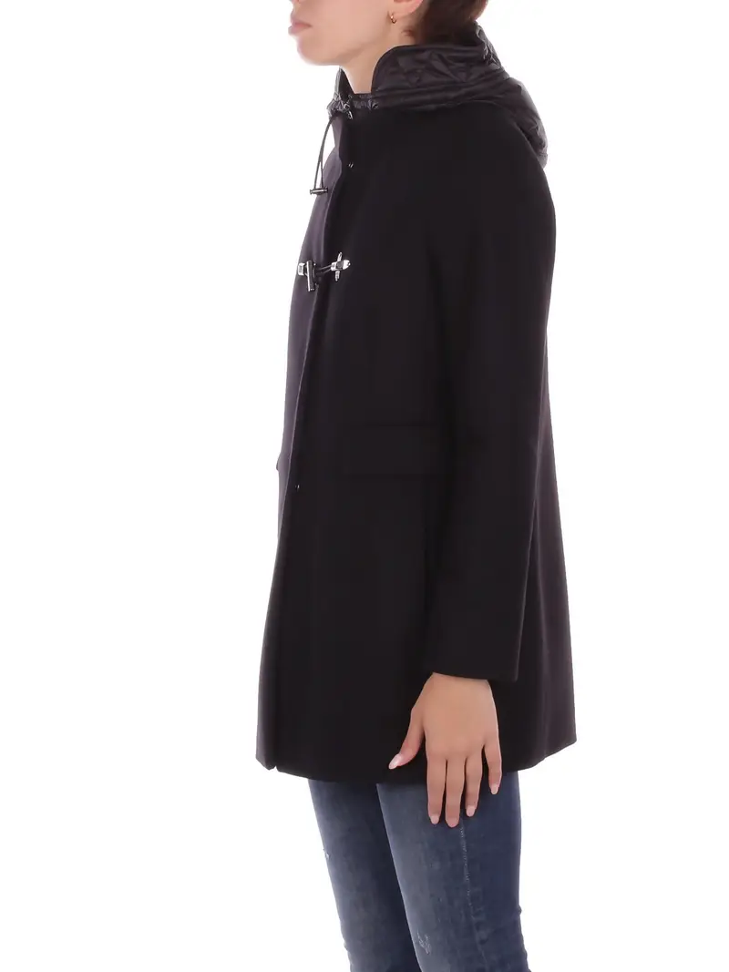 Giubbotto Donna FAY Nero Toggle coat db front nylon miniatura 2