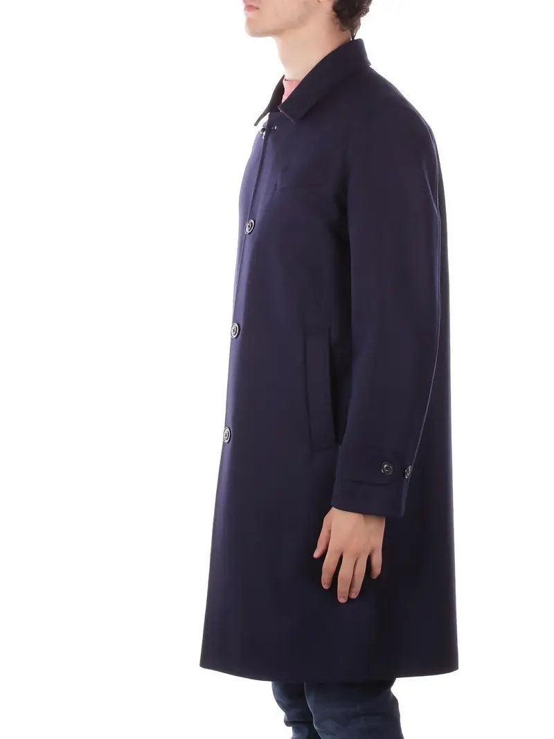 Giubbotto Uomo FAY Blu scuro Easy coat con gancio miniatura 2