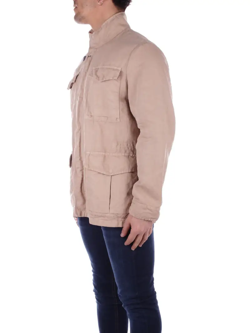 Giubbotto Uomo FAY Crema Fay field jacket tinta miniatura 2