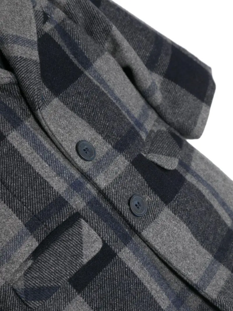 Capospalla Neonato Grigio Lana miniatura 2