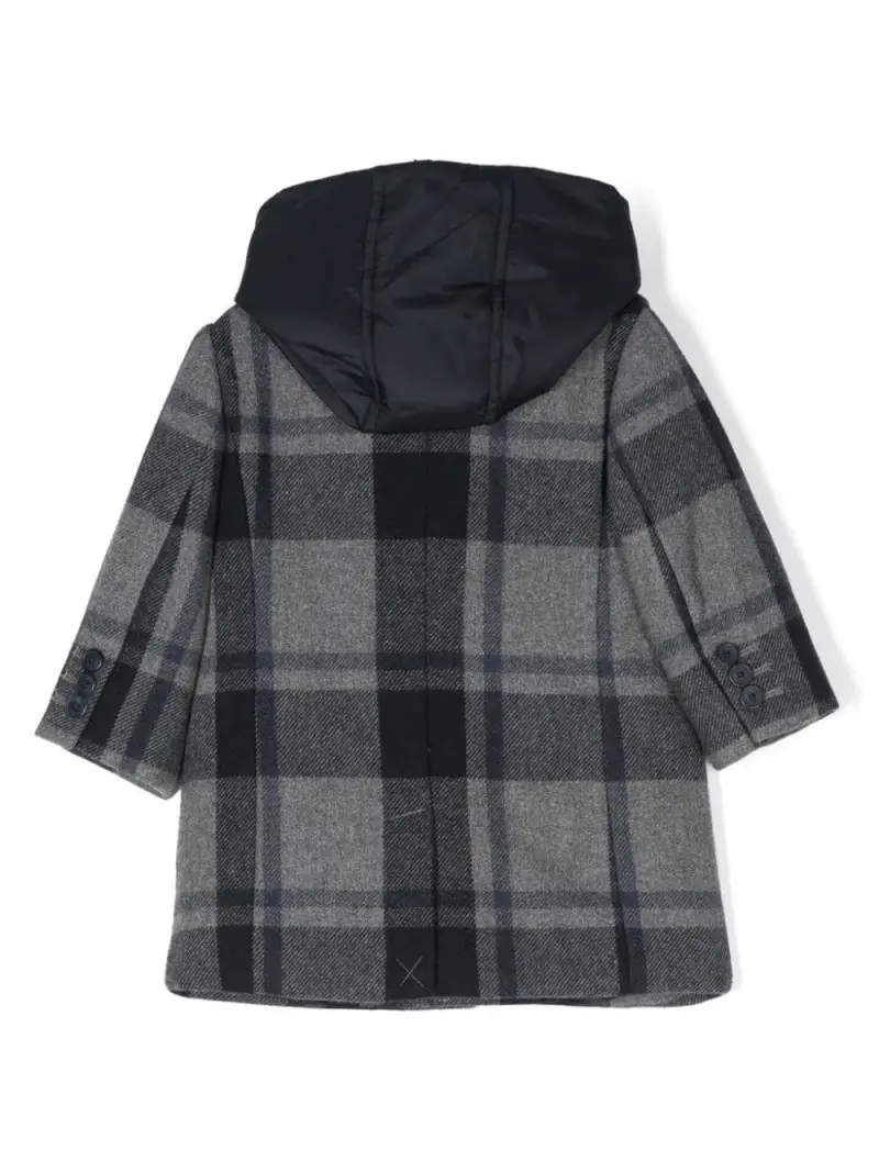 Capospalla Neonato Grigio Lana miniatura 3