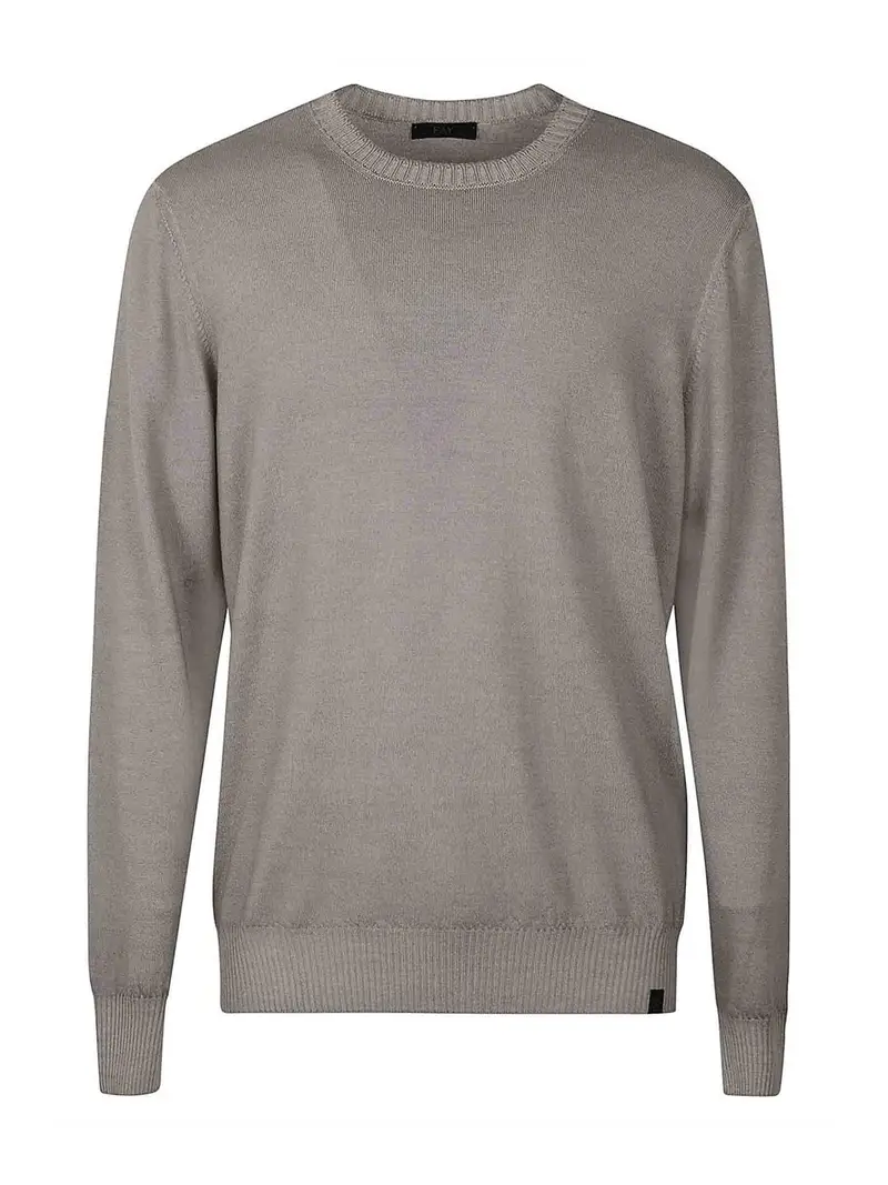 Maglia girocollo Grigio