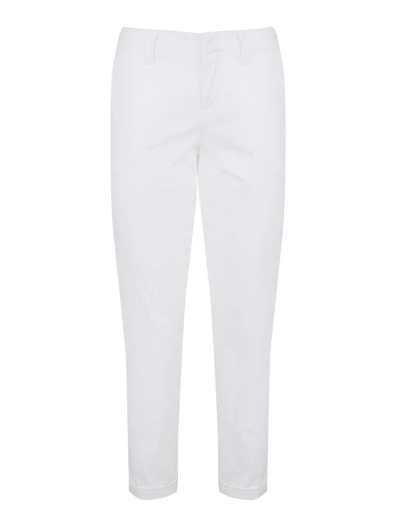 Pantalone chino in cotone Bianco