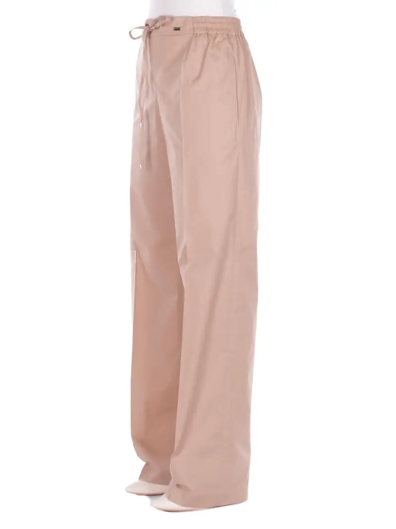 Pantalone Donna FAY Beige scuro Easy pant con coulisse placche miniatura 2