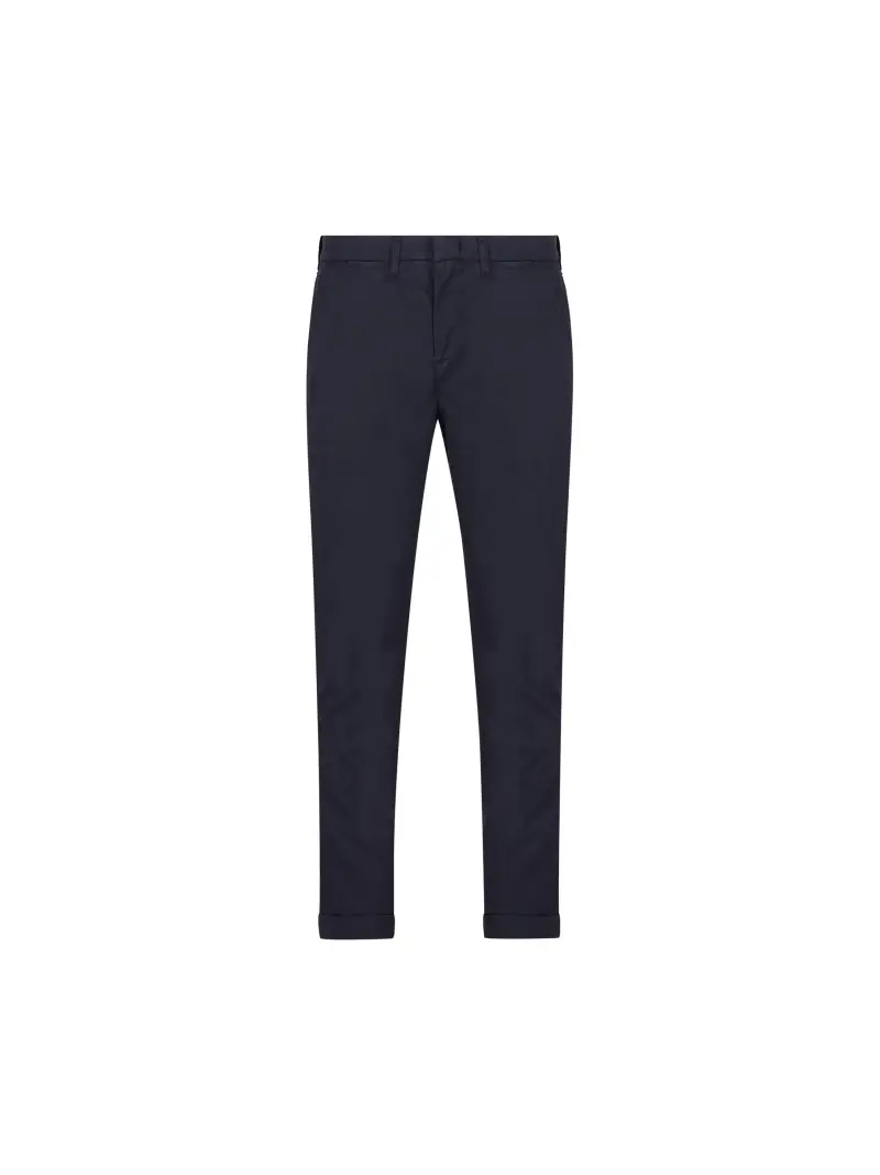 Pantaloni Slim In Gabardine BLU
