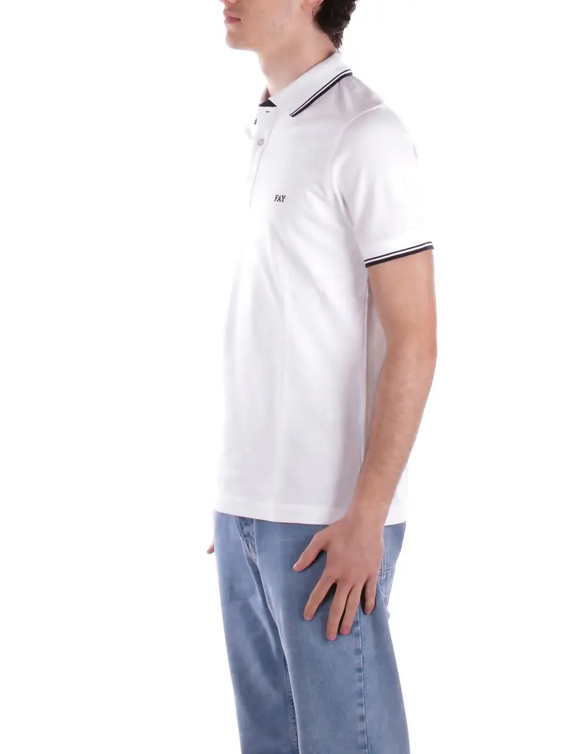 FAY Polo Uomo Bianco 2953269 miniatura 2