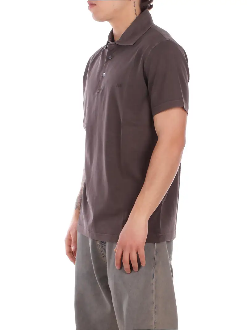 FAY Polo Uomo Marrone 4338682 miniatura 2