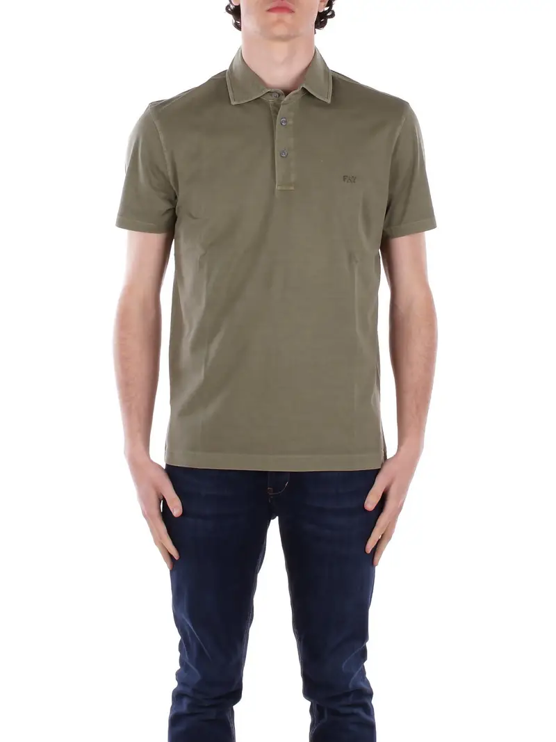 FAY Polo Uomo Verde 2953266