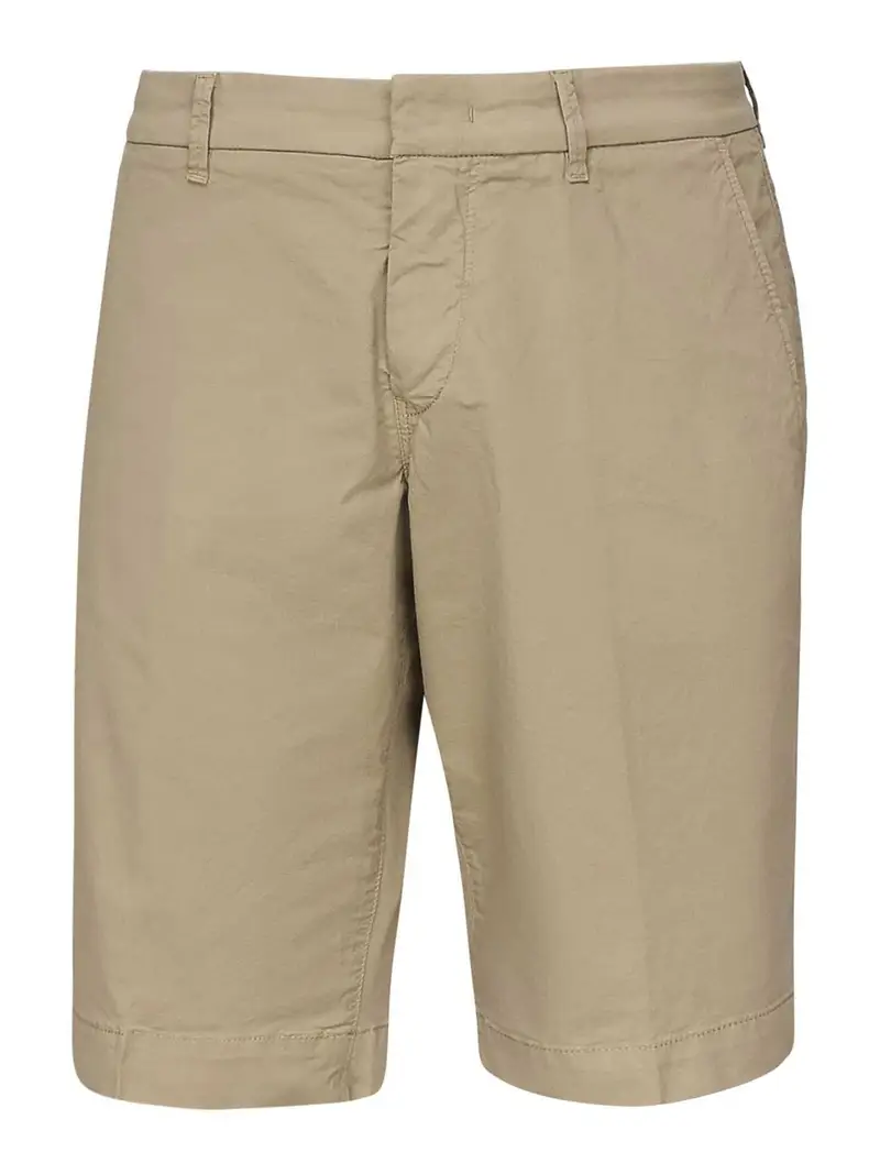 Shorts Chino di cotone Beige
