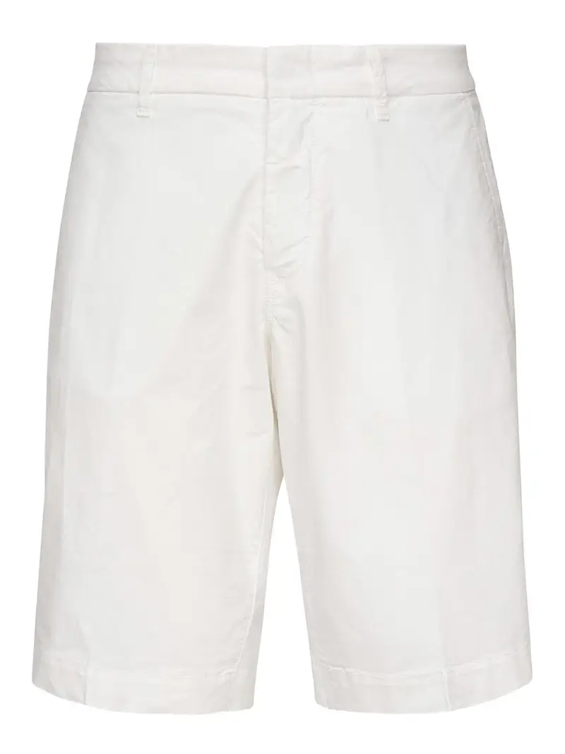 Shorts Chino di cotone Bianco