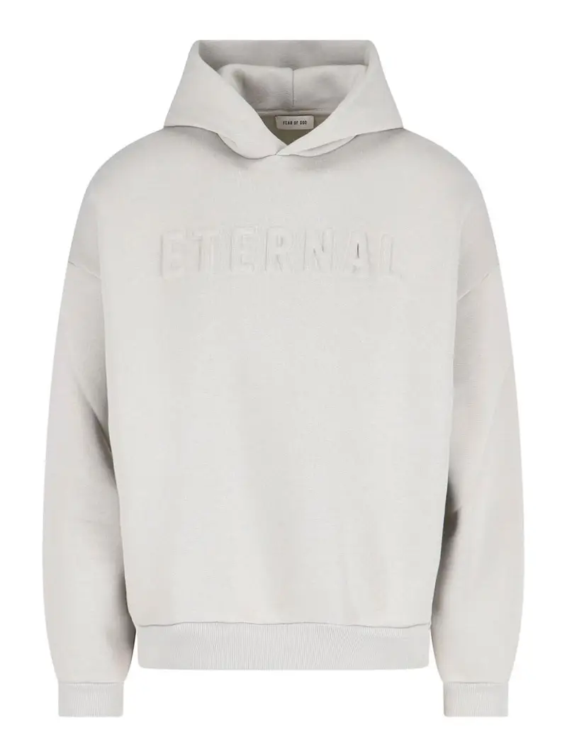 Felpa Cappuccio Grigio