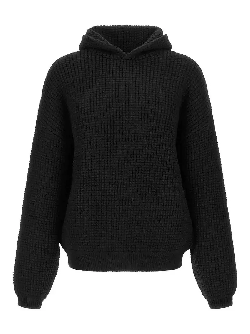 Felpa con cappuccio anni 90 Nero