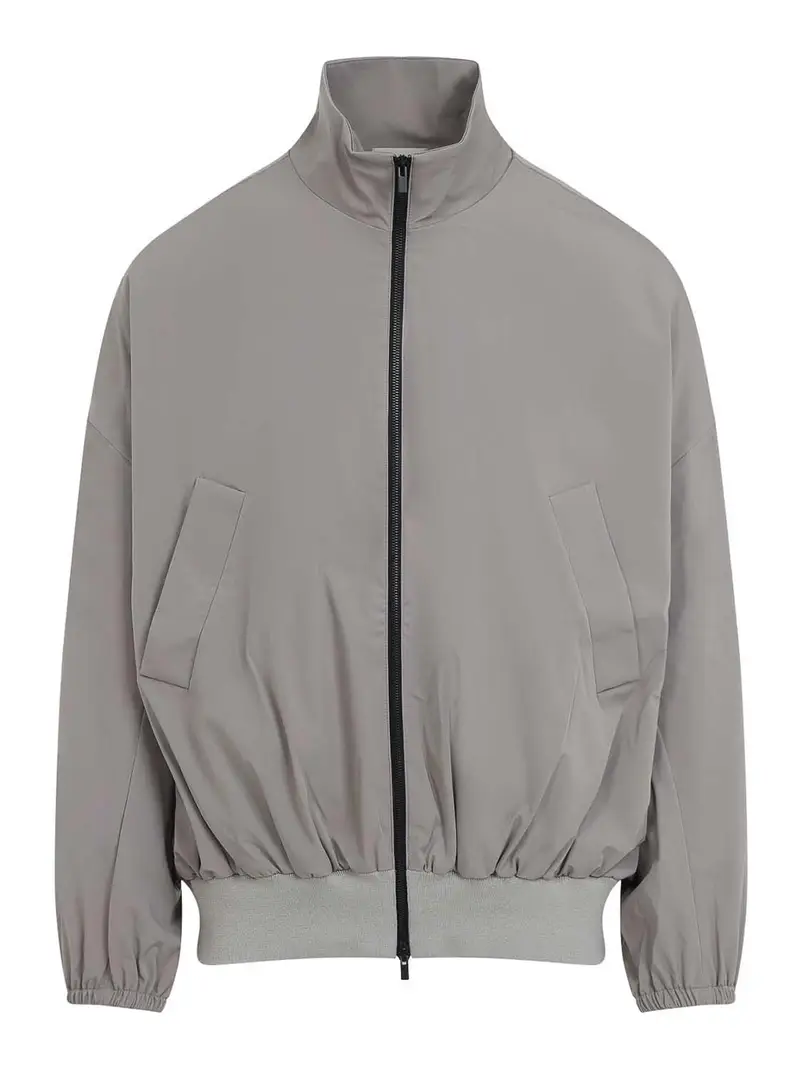 Giacca da pista ventilata al collo alto Grigio