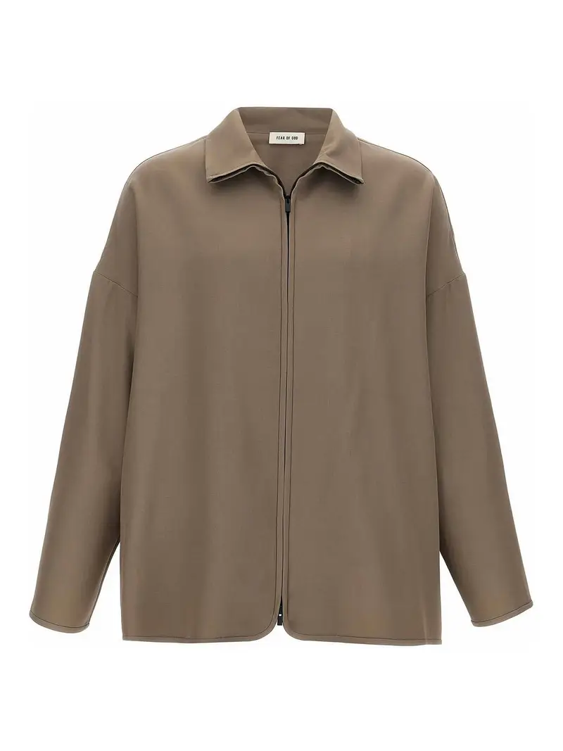 Giacca di lana Beige