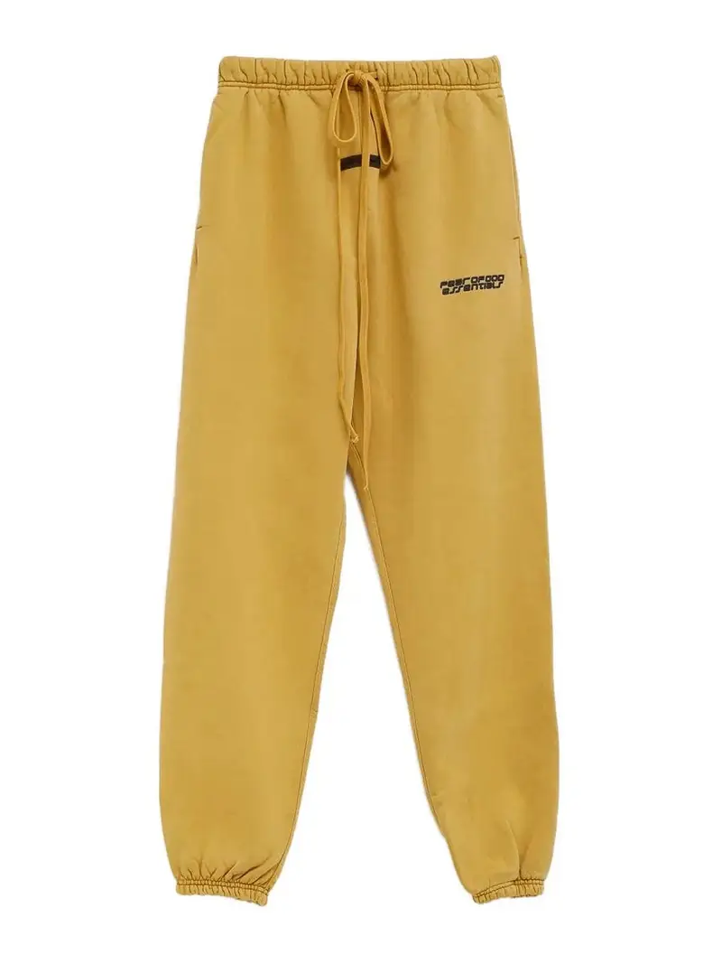 Pantaloni sportivi classici in pile pesante Giallo
