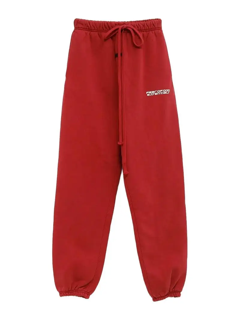 Pantaloni sportivi classici in pile pesante Rosso