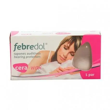 Tappi per le orecchie Cera 2 unità Febredol