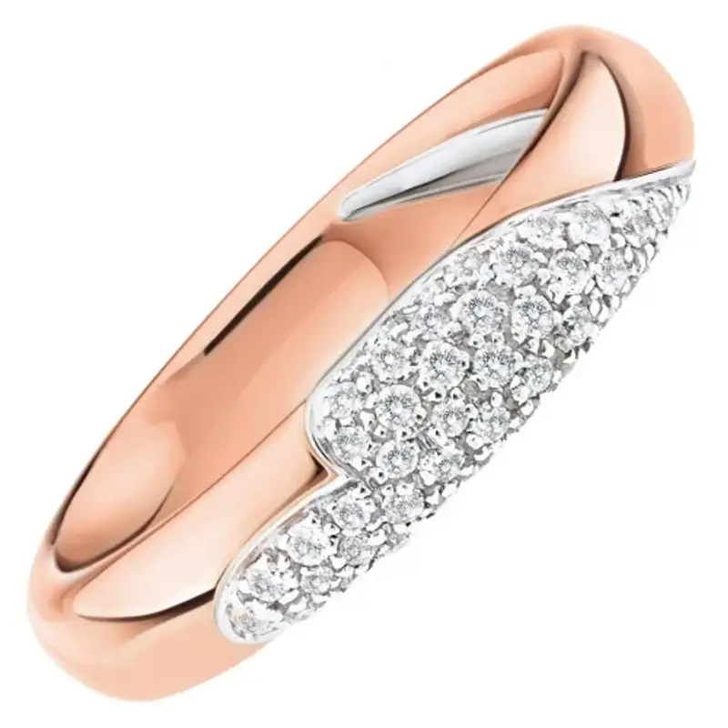 Fede Nuziale Polello Collezione L'Amor Trovato 3063DRB