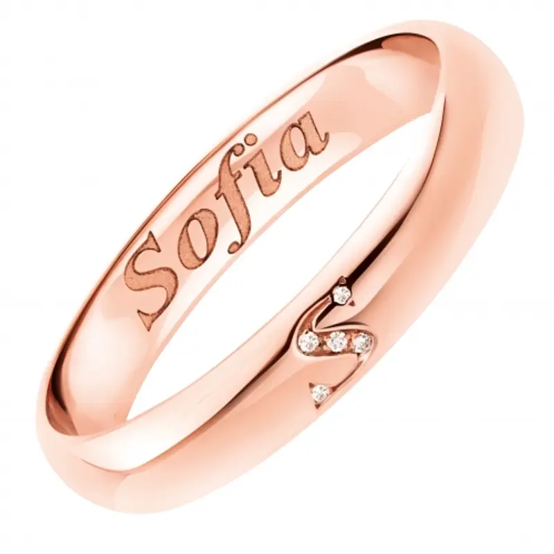 Fede Nuziale Polello Collezione Lettere d'Amore 3112UR