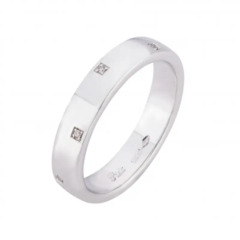 Fede Nuziale Polello Collezione Marea 3357DB