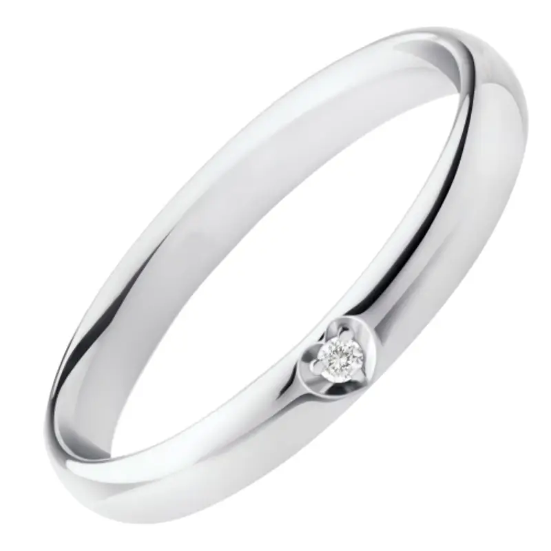 Fede Nuziale Polello Collezione Pensieri d'Amore 3121DB