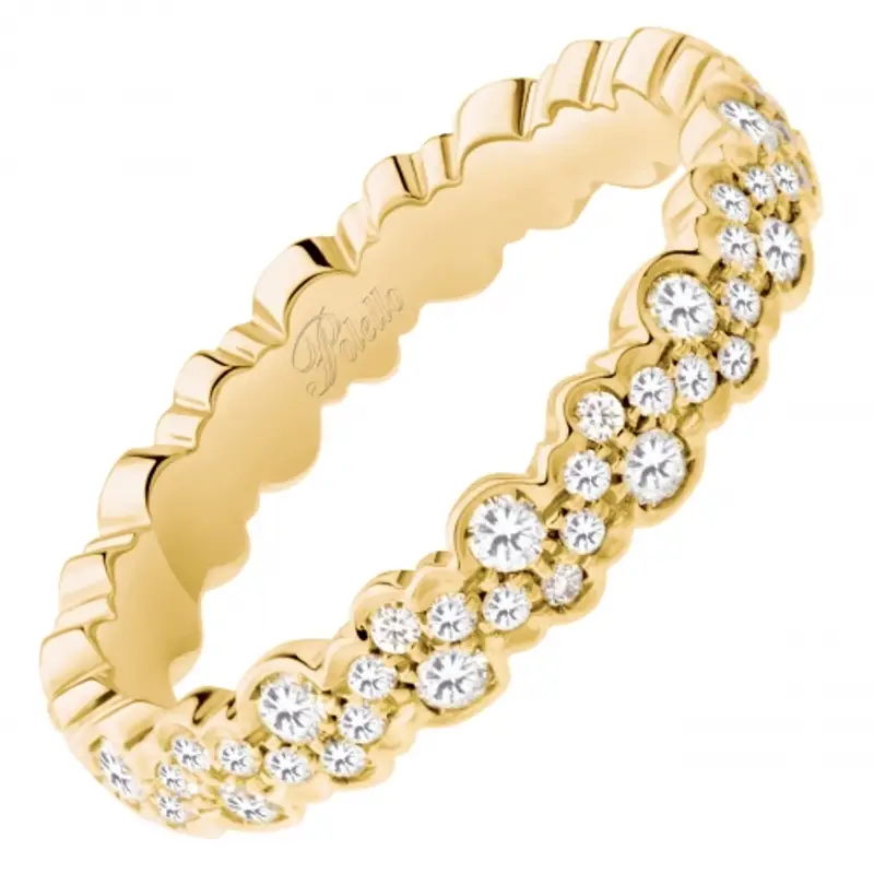 Fede Nuziale Polello Collezione Principessa Gialla 3172DG