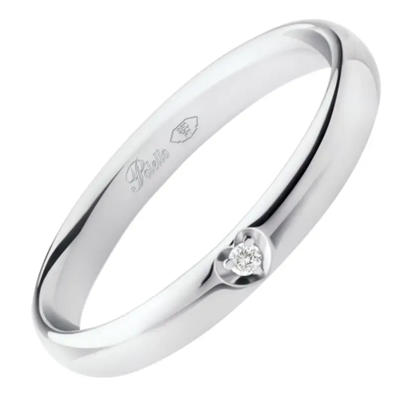 Fede Nuziale Polello Collezione Regina Di Cuori 3119DPT