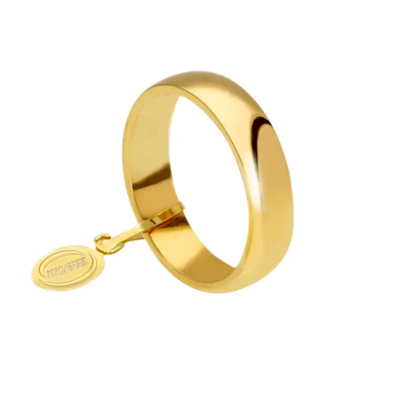 Fede Nuziale Unoaerre 5 grammi Oro giallo Classica Fascia Larga