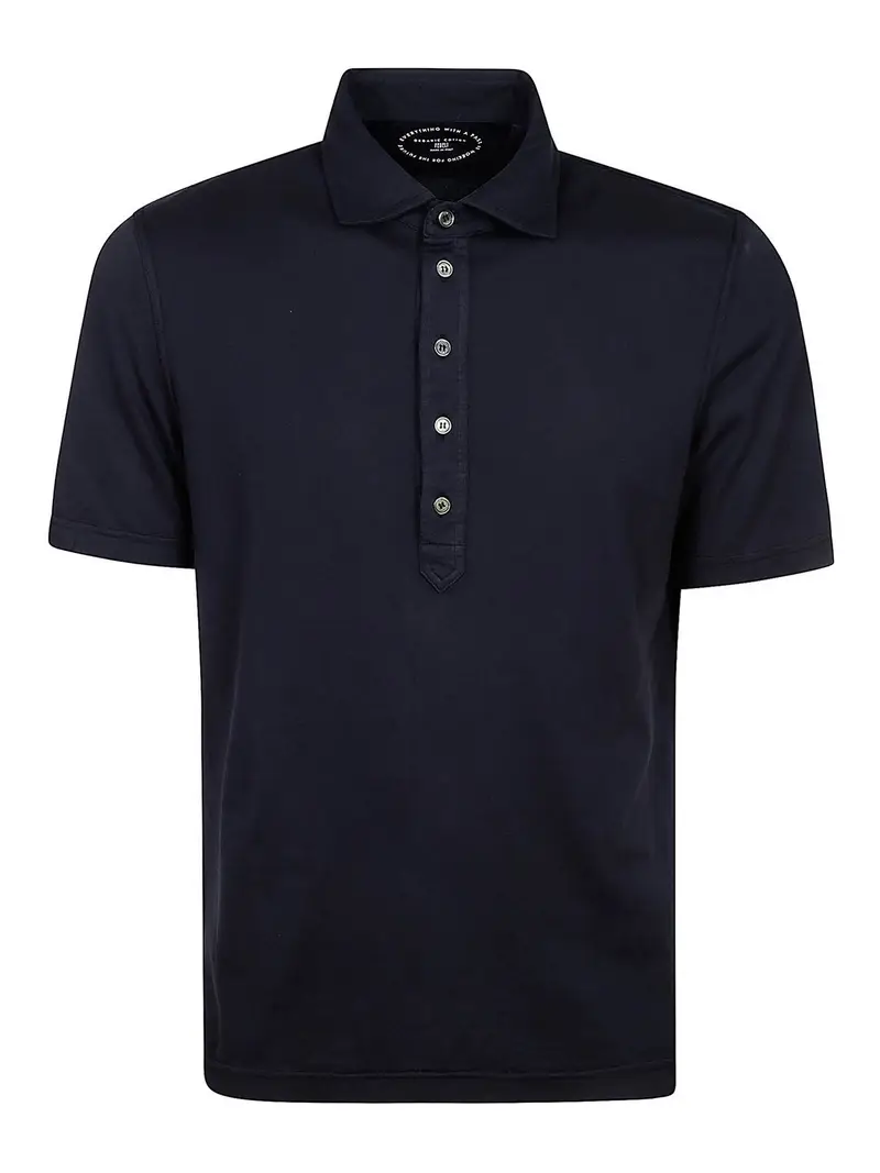 Maglia cinque ss giza polverosa Blu scuro